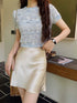 Satin Short Mini Skirts